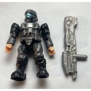 Mega Bloks 97233 Halo Ultimate Combat Pack UNSC ODST Silver Figure Weapon 2013